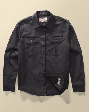 Open image in slideshow, Draftsman Twill Slub Overshirt
